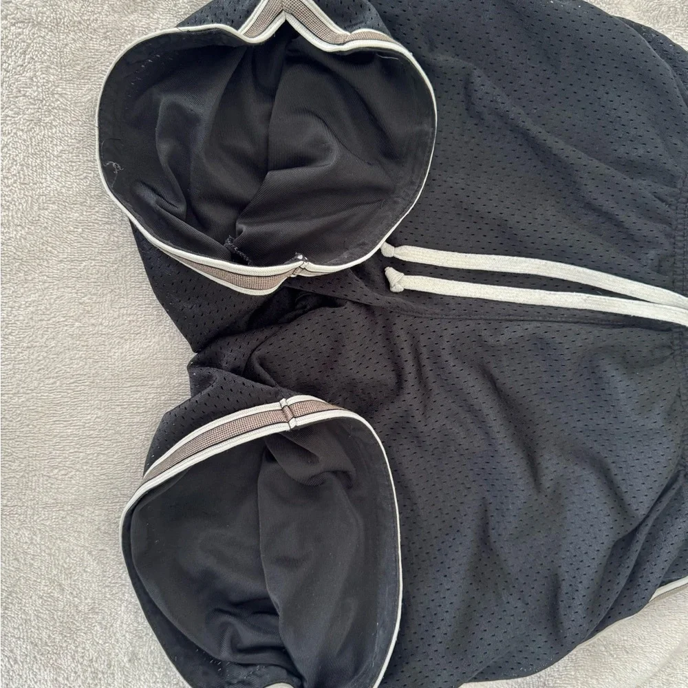 Nike Kids Athletic Shorts Black Mesh Basketball‎ Training Gym - size XS